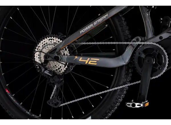 4ever Powerstream Pro Vollgefedertes E-Bike Chameleon/Bronze