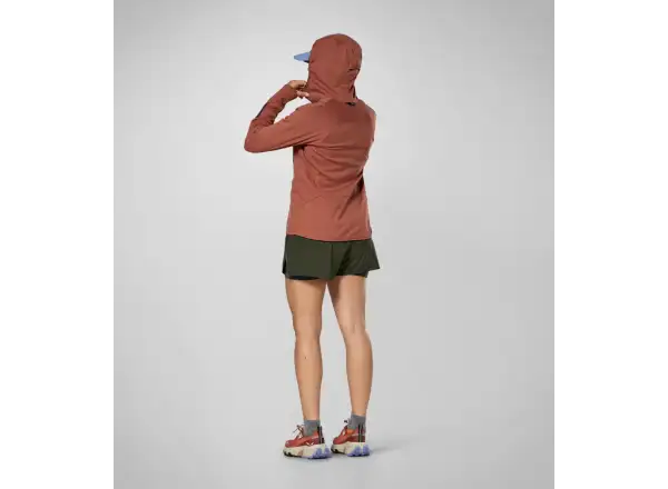 Salewa Pedroc 3 Hooded Damen-Sweatshirt Etruscan Red