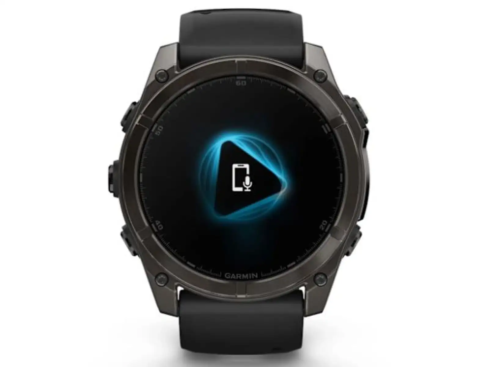 Garmin fenix 8 - 51 mm AMOLED Sapphire Smartwatch Carbon DLC Titanium Schwarz/Grau