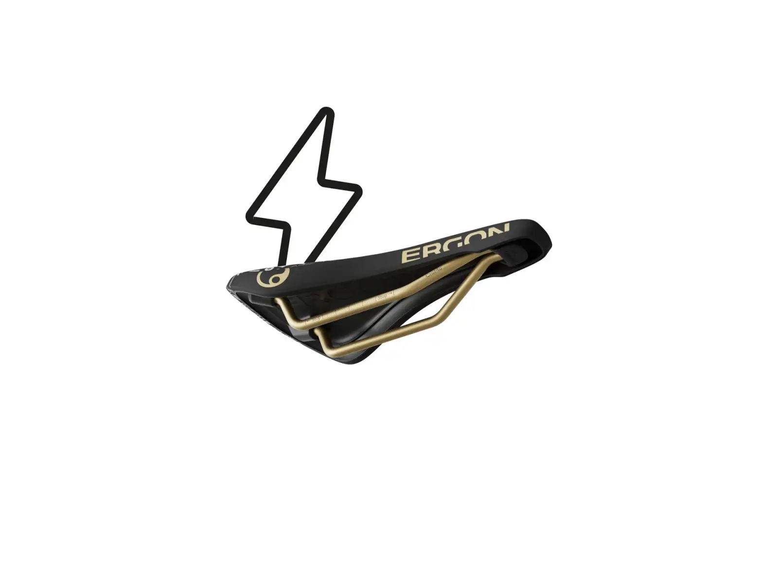 Ergon SM Downhill Comp Vali Höll Edition Sattel schwarz