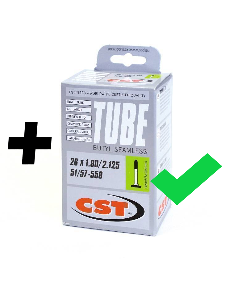 Schlauch versus tubeless